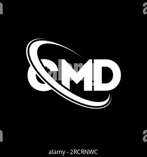 Logo CMD. Lettre CMD. Logo de lettre CMD. Initiales CMD logo lié avec cercle et logo monogramme majuscule. Typographie CMD pour la technologie, les entreprises Illustration de Vecteur