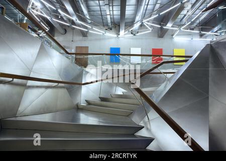 Caixa Forum, Madrid, Comunità de Madrid, Espagne Banque D'Images