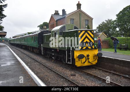 Classe 14 no D9551 à Watercress Line Diesel Gala Day le 14 juillet 2023 Banque D'Images