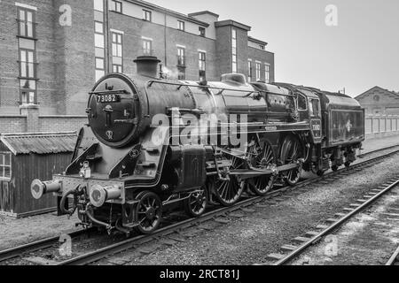 BR 'Class 5' 4-6-0 No. 73082 'Camelott', Loughborough, Great Central Railway, Leicestershire Banque D'Images