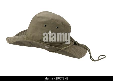 Chapeau de temps chaud isolé sur fond blanc Banque D'Images