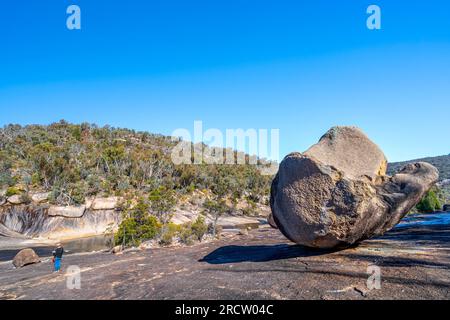 La jonction de Bald Rock et Ramsay Creeks, The Junction, Girraween National Park, Queensland, Australie Banque D'Images