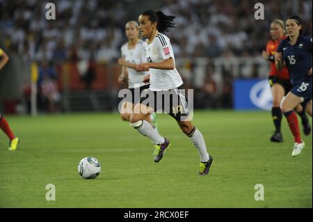 Fatmire BAJRAMAJ Aktion Deutschland - Frankreich 4:2 - 5.7.2011 Fußball Frauen Weltmeisterschaft in Deutschland FIFA Women Worldcup 2011 - 26.6.-17.7.2011 Banque D'Images