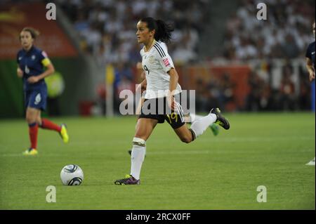 Fatmire BAJRAMAJ Aktion Deutschland - Frankreich 4:2 - 5.7.2011 Fußball Frauen Weltmeisterschaft in Deutschland FIFA Women Worldcup 2011 - 26.6.-17.7.2011 Banque D'Images