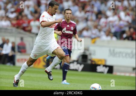 Khalid Boulahrouz VFB Aktion Fußball Bundesliga VFB Stuttgart - FC Schalke 04 - 0:3 6.8.2011 Banque D'Images