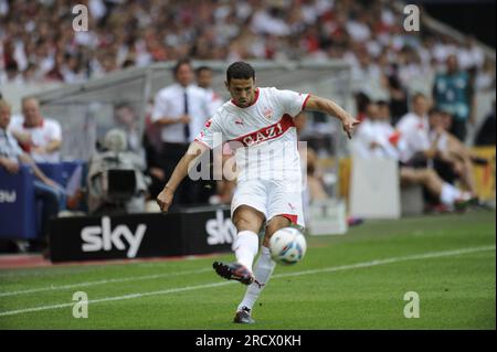 Khalid Boulahrouz Aktion Fußball Bundesliga VFB Stuttgart - FC Schalke 04 - 0:3 6.8.2011 Banque D'Images