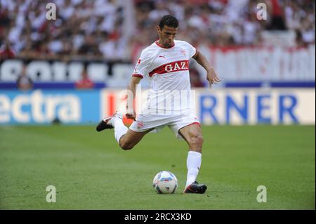 Khalid Boulahrouz Aktion Fußball Bundesliga VFB Stuttgart - Bayer 04 Leverkusen 0:1 am 20.8.2011 Banque D'Images