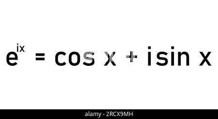 Formule d'Euler en vecteur mathématique Illustration de Vecteur