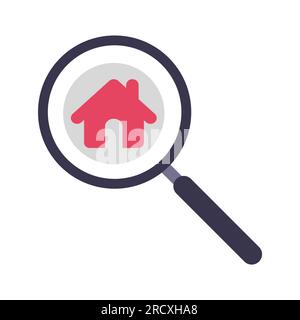 Recherche de destination, icône de position sur fond blanc. Pictogramme, illustration du jeu d'icônes. Utile pour la conception de site Web, bannière, supports d'impression. Banque D'Images