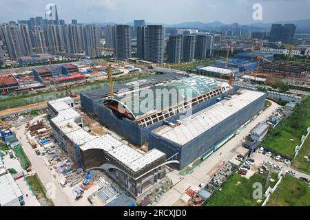 HANGZHOU, CHINE - 17 JUILLET 2023 - le bâtiment expérimental de la simulation centrifuge à haute gravité de l'Université de Zhejiang est Banque D'Images