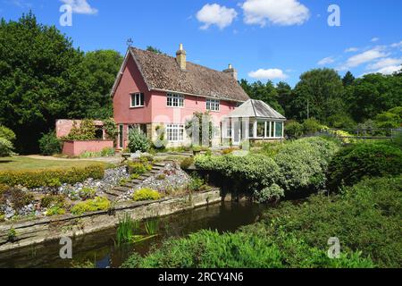 Fullers Mill Garden, Suffolk Banque D'Images