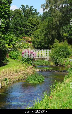 Fullers Mill Garden, Suffolk Banque D'Images