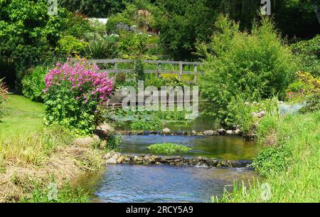 Fullers Mill Garden, Suffolk Banque D'Images