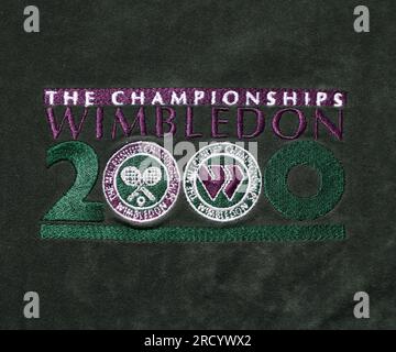 16 juillet 2023 ; All England Lawn tennis and Croquet Club, Londres, Angleterre : Tournoi de tennis de Wimbledon ; Vintage Wimbledon Championships 2000 sièges Banque D'Images