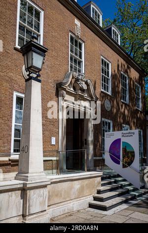 The Foundling Museum London - The Foundling Museum in Brunswick Sq London est 1998 raconte l'histoire de l'hôpital Foundling pour enfants abandonnés. Banque D'Images