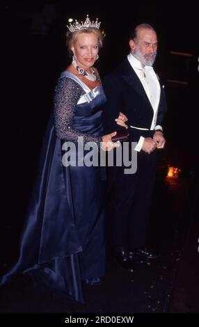 Le prince et la princesse Michael de Kent assistent au dîner du Musée national d'histoire le 17 février 2000 photo par les archives Henshaw Banque D'Images