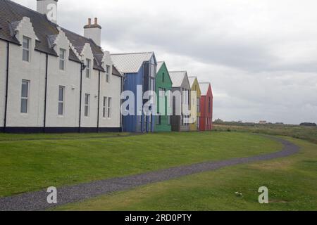 John O' Groats, Caithness, Écosse, 2 juillet 2023, bâtiments autour de John O' Groats Banque D'Images