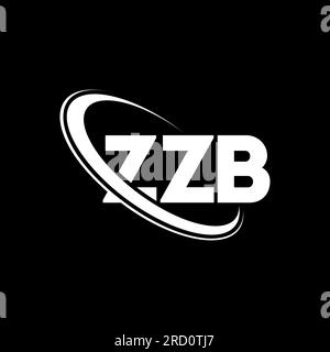 Logo ZZB. Lettre ZZB. Logo lettre ZZB. Initiales ZZB logo lié avec cercle et logo monogramme majuscule. Typographie ZZB pour la technologie, les entreprises Illustration de Vecteur