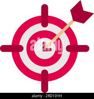 Image de l'icône de l'objectif. Illustration de Vecteur