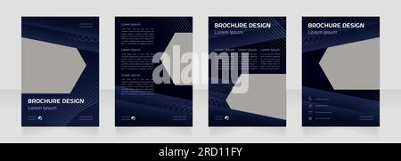 Conception de brochure vierge de programmation et de codage Illustration de Vecteur