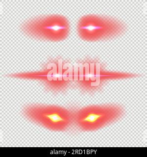 Illustration de modèle de vecteur de super-héros de jeu de meme laser Red Eyes. Superposition de mème rouge laser yeux rouges comiques. Illustration de Vecteur