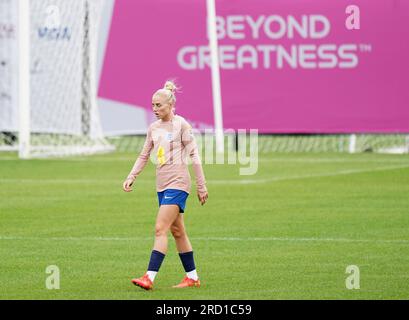 Alex Greenwood, de l'Angleterre, lors d'une séance d'entraînement à Spencer Park, Brisbane, Australie. Date de la photo : mardi 18 juillet 2023. Banque D'Images