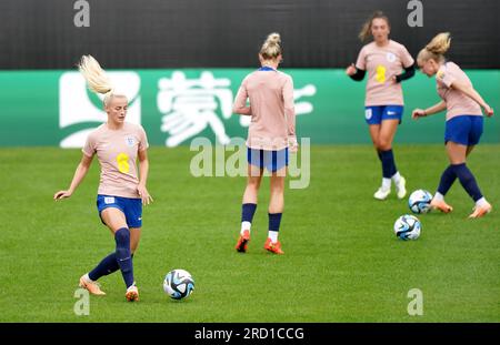 Chloe Kelly de l'Angleterre lors d'une séance d'entraînement à Spencer Park, Brisbane, Australie. Date de la photo : mardi 18 juillet 2023. Banque D'Images