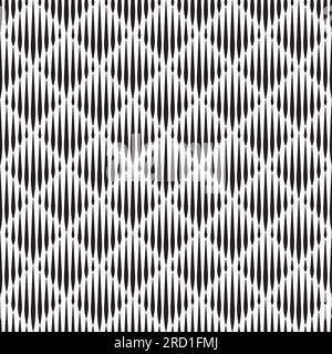 Texture de courtepointe de ligne demi-teinte taillée sur bois sans couture Illustration de Vecteur