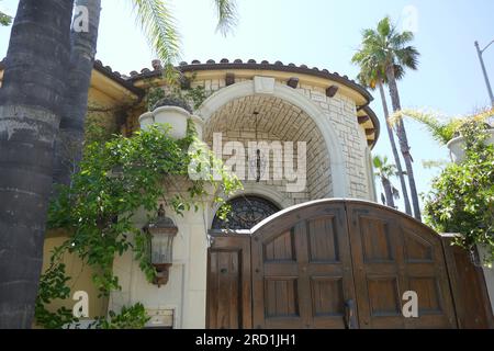 Pacific Palisades, Californie, USA 16 juillet 2023 première résidence du joueur de basket-ball Kobe Bryant à LOS ANGELES au 1545 Lachman Lane le 16 juillet 2023 à Pacific Palisades, Californie, USA. Photo de Barry King/Alamy stock photo Banque D'Images