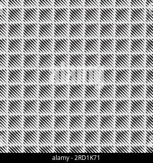 Texture de courtepointe de ligne demi-teinte taillée sur bois sans couture Illustration de Vecteur
