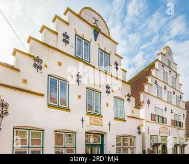 Géographie / voyages, Allemagne, Schleswig-Holstein, Toenning, Maisons anciennes dans la vieille ville de Toenning, INFORMATIONS-AUTORISATION-DROITS-SUPPLÉMENTAIRES-NON-AVAILABLE Banque D'Images