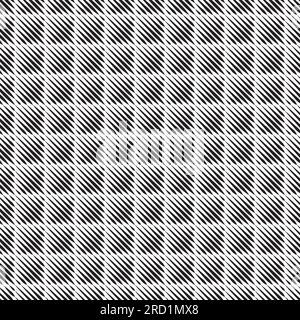 Texture de courtepointe de ligne demi-teinte taillée sur bois sans couture Illustration de Vecteur