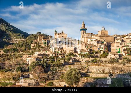 Géographie / voyage, Espagne, Majorque, Valldemossa, Valldemossa dans la Serra de Tramuntana, Majorque, INFORMATIONS-AUTORISATION-DROITS-SUPPLÉMENTAIRES-NON-AVAILABLE Banque D'Images