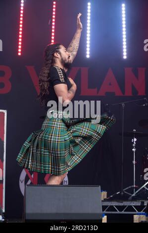 Bob Vylan se produit au TRNSMT au Glasgow Green Glasgow Banque D'Images