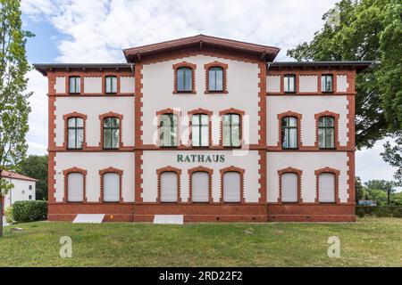 Großbeeren, Brandenburg, Allemagne 15 juillet 2023. Hôtel de ville de Großbeeren (district de Teltow-Fläming) dans le Land de Brandebourg Banque D'Images