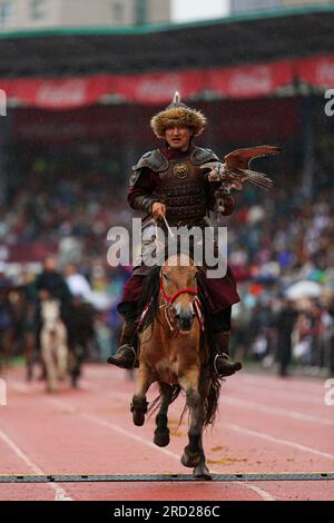 Oulan-Bator, Mongolie. 11 juin 2023. Cérémonie d'ouverture du festival naadam 2023. Crédit : L.Enkh-Orgil. Banque D'Images