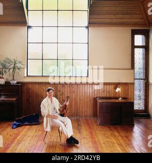 Le violoniste Nigel Kennedy Banque D'Images