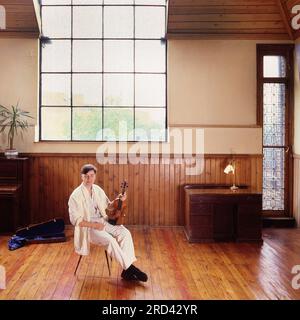 Le violoniste Nigel Kennedy Banque D'Images