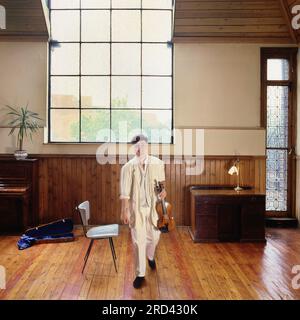 Le violoniste Nigel Kennedy Banque D'Images