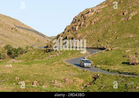 Honnister Pass, Lake District, Cumbria, Royaume-Uni Banque D'Images