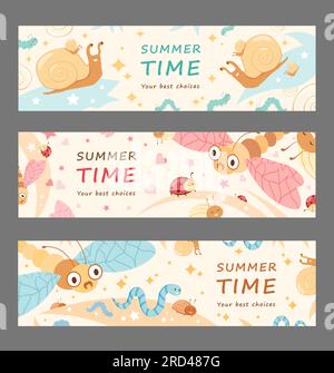 Mise en place des circulaires d'invitation à l'heure d'été Illustration de Vecteur