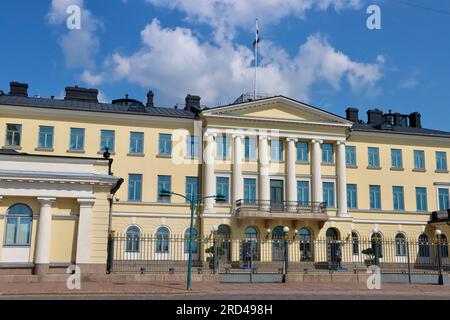 Palais présidentiel finlandais (Presidentinlinna), Helsinki, Finlande Banque D'Images