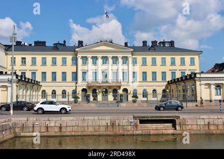 Palais présidentiel finlandais (Presidentinlinna), Helsinki, Finlande Banque D'Images