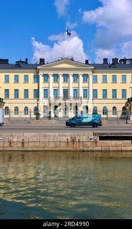 Palais présidentiel finlandais (Presidentinlinna), Helsinki, Finlande Banque D'Images