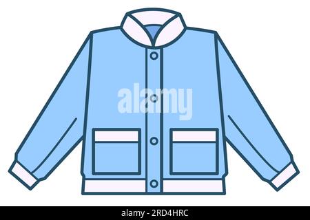 Veste ou chemise pour garçons, magasin de vêtements pour enfants Illustration de Vecteur