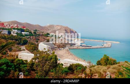 belle vue sur la ville d'al hoceima au maroc Banque D'Images