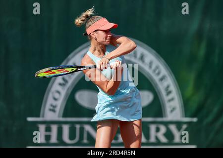 Budapest, Hongrie centrale, Hongrie. 18 juillet 2023. ANNA BONDAR de Hongrie en action pendant le GRAND PRIX DE HONGRIE - Budapest - Womens tennis, WTA250 (crédit image : © Mathias Schulz/ZUMA Press Wire) USAGE ÉDITORIAL UNIQUEMENT! Non destiné à UN USAGE commercial ! Crédit : ZUMA Press, Inc./Alamy Live News Banque D'Images
