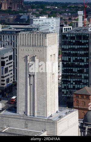 Georges Dock ventilation and Control Station, Liverpool, Angleterre, Royaume-Uni Banque D'Images