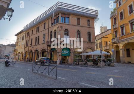 Via Beato Luca Belludi à Padoue en Italie Banque D'Images