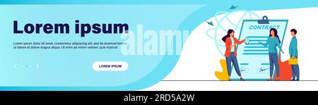 Réunion des partenaires d'affaires Illustration de Vecteur